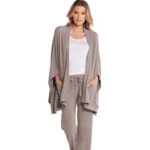 Barefoot Dreams Taupe Kimono Wrap